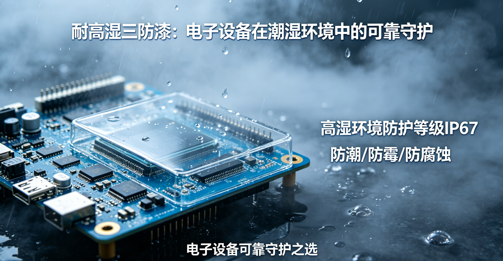 耐高湿三防漆的性能要求与行业应用 |铬锐特实业