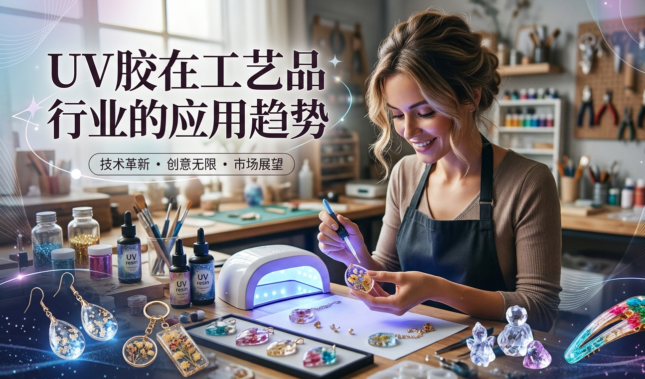 UV胶在工艺品行业的应用趋势与优势 |铬锐特实业