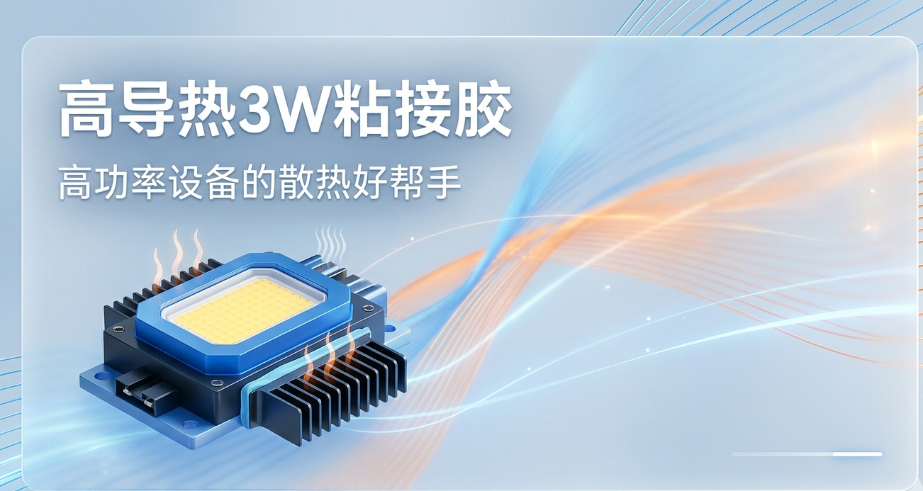 高导热3W粘接胶 高功率设备散热解决方案 |铬锐特实业