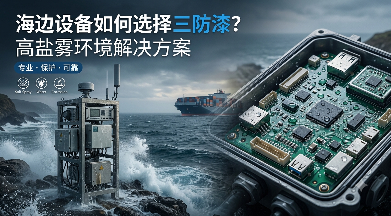 海边设备如何选择三防漆?高盐雾环境解决方案