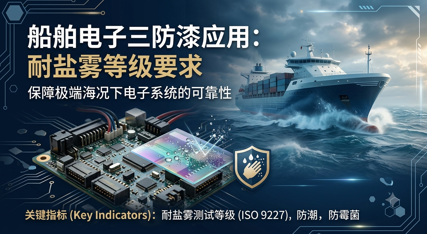 船舶电子三防漆应用:耐盐雾等级要求