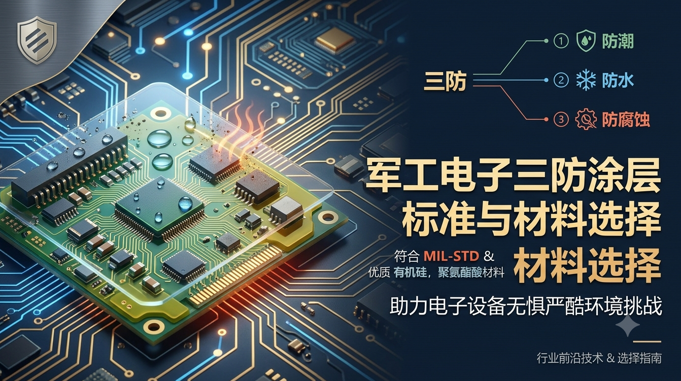 军工电子三防涂层：标准要求与材料选择要点