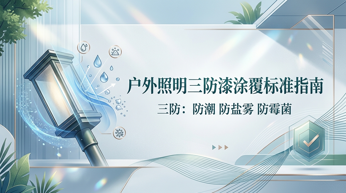 户外照明设备三防漆涂覆标准科普