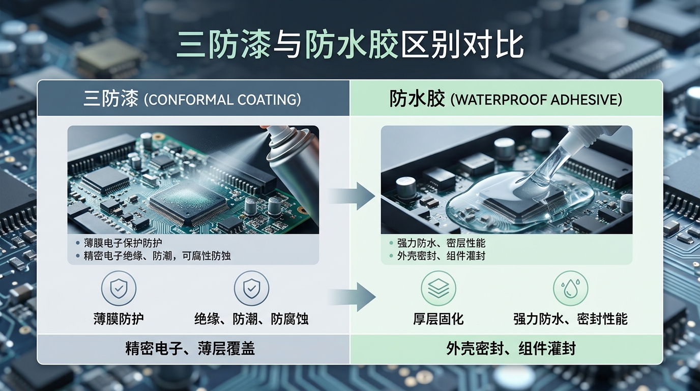 三防漆与防水胶的区别详解